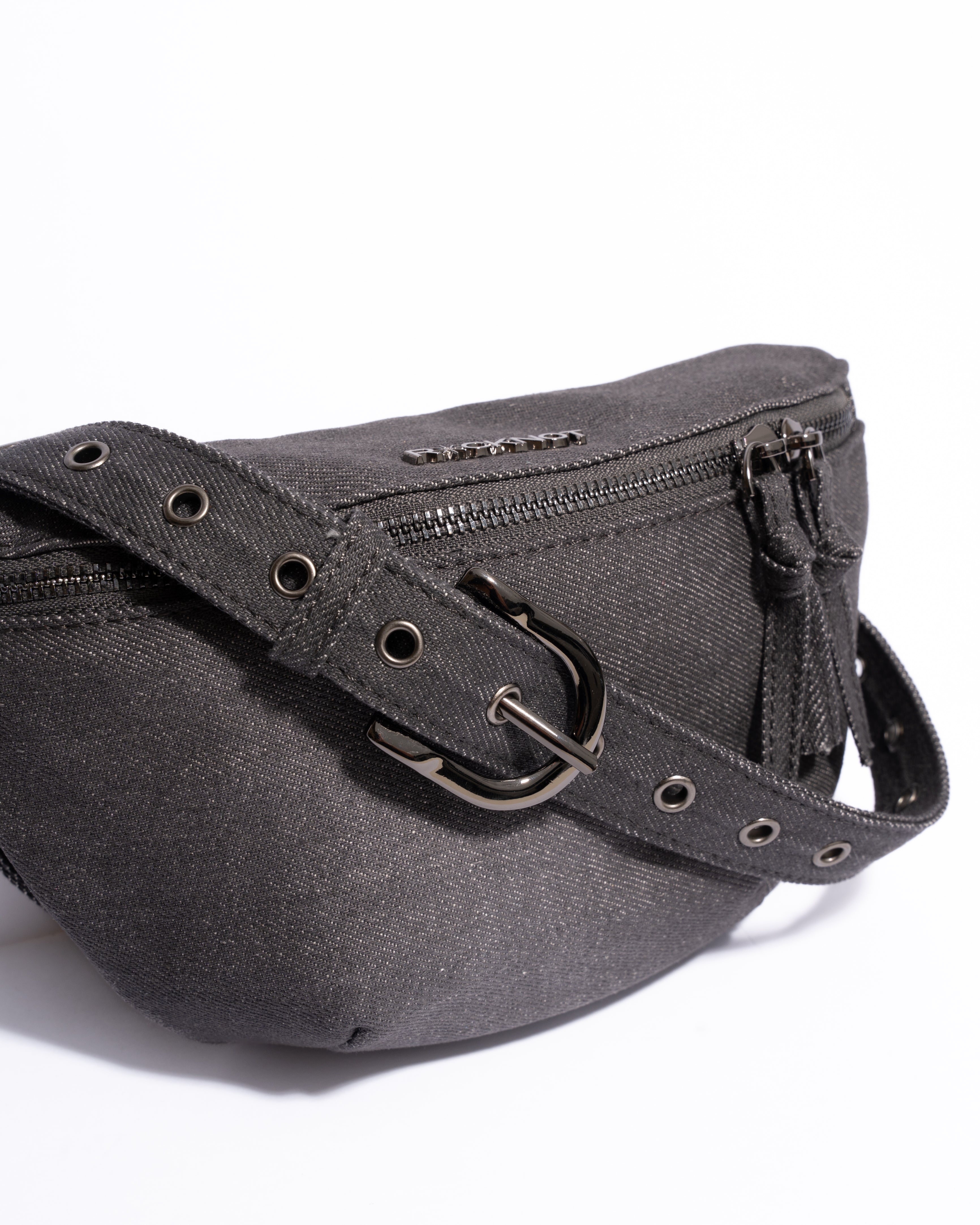 Infinity Belt Bag - Charcoal Denim