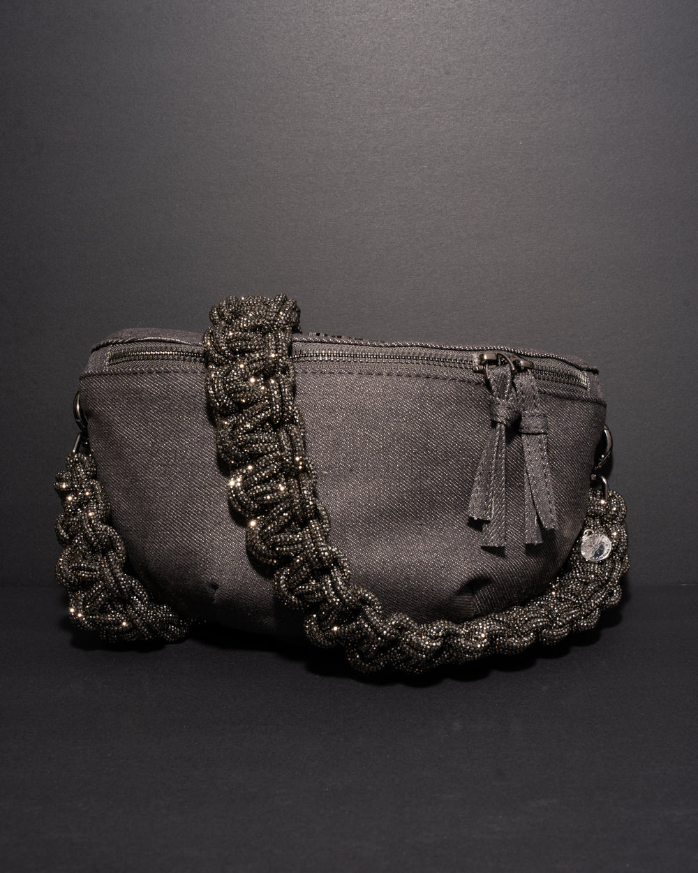 Infinity Belt Bag - Charcoal Denim