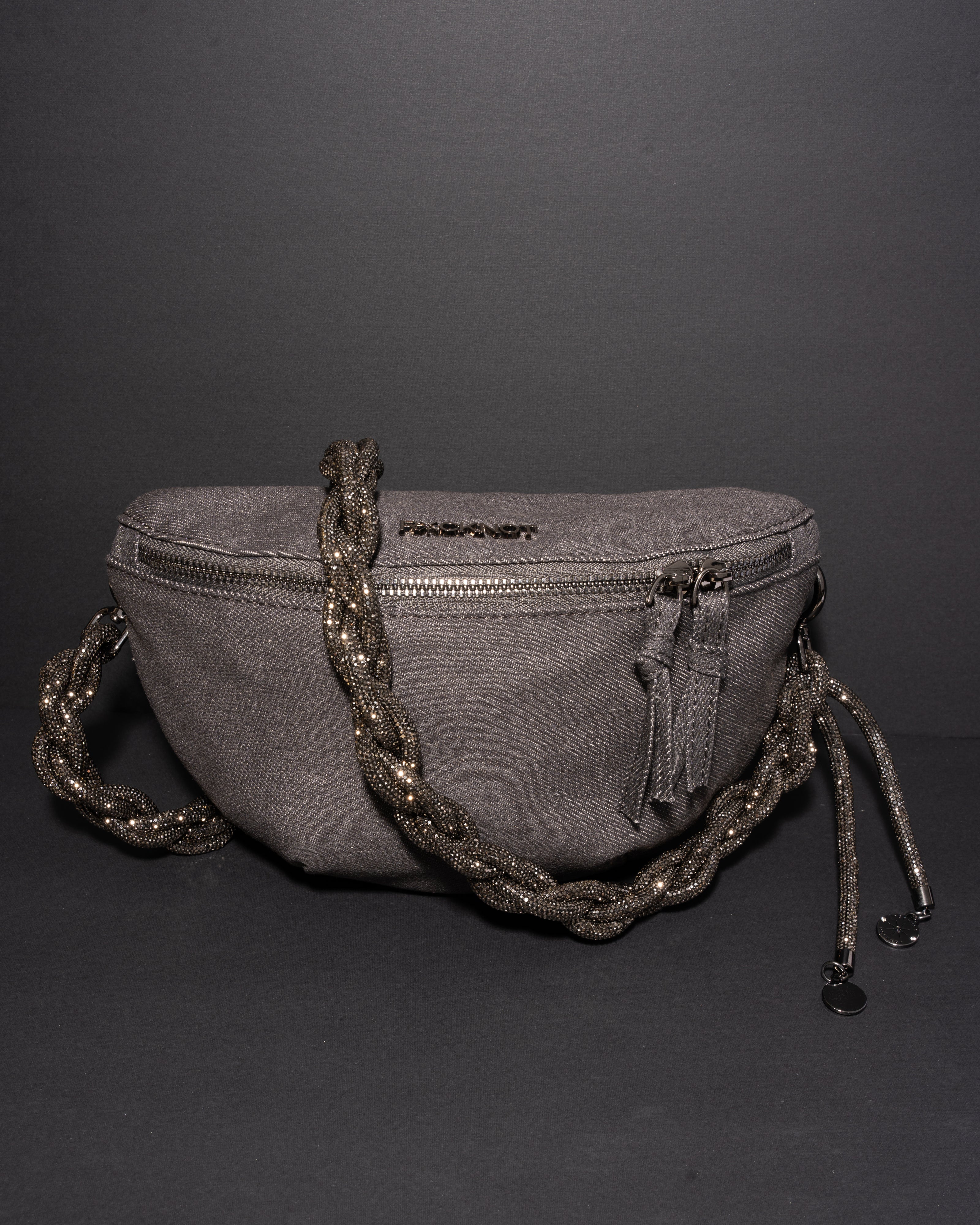 Infinity Belt Bag - Charcoal Denim