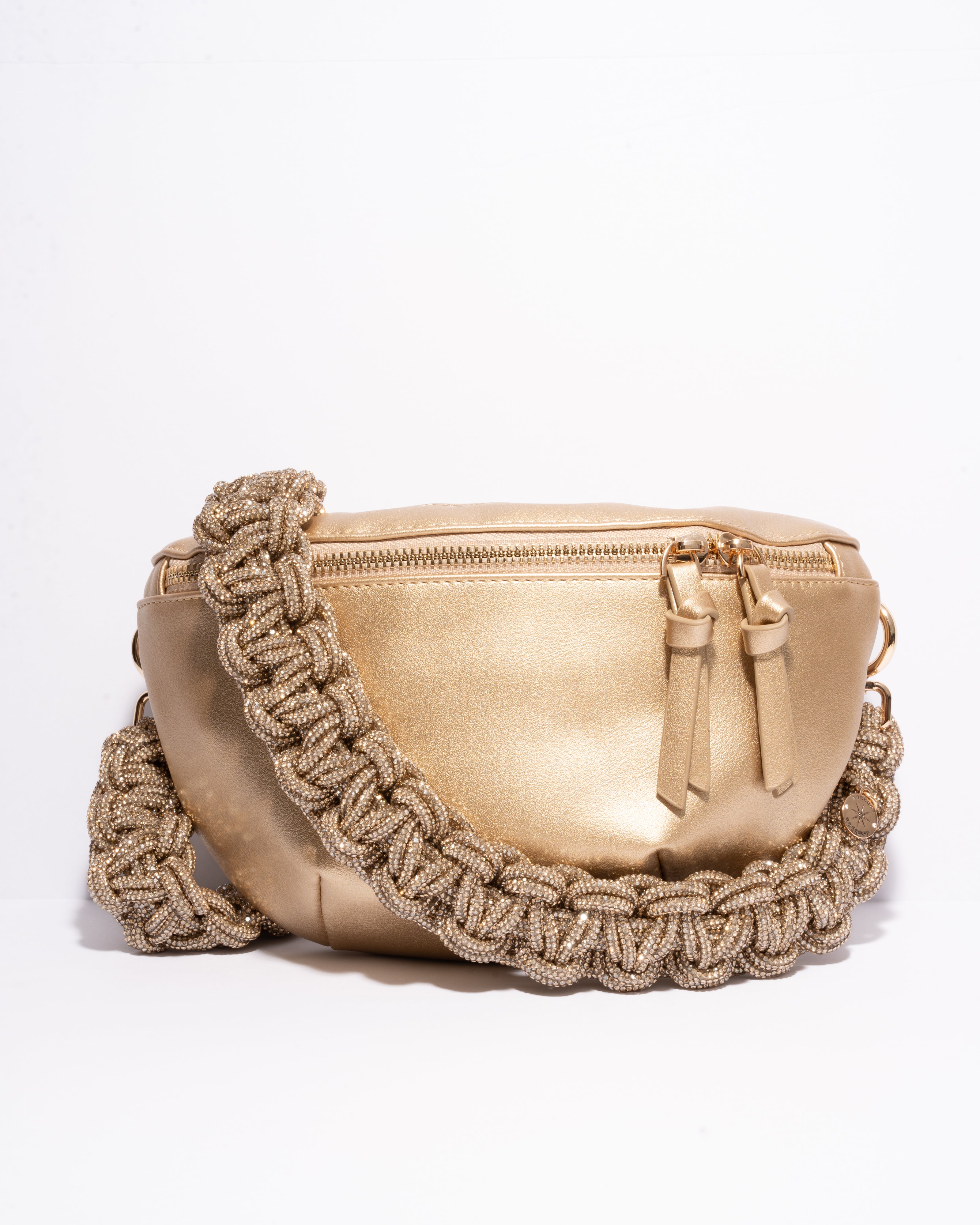 GOLD BELT BAG + TWIN - Champagne Bubbles