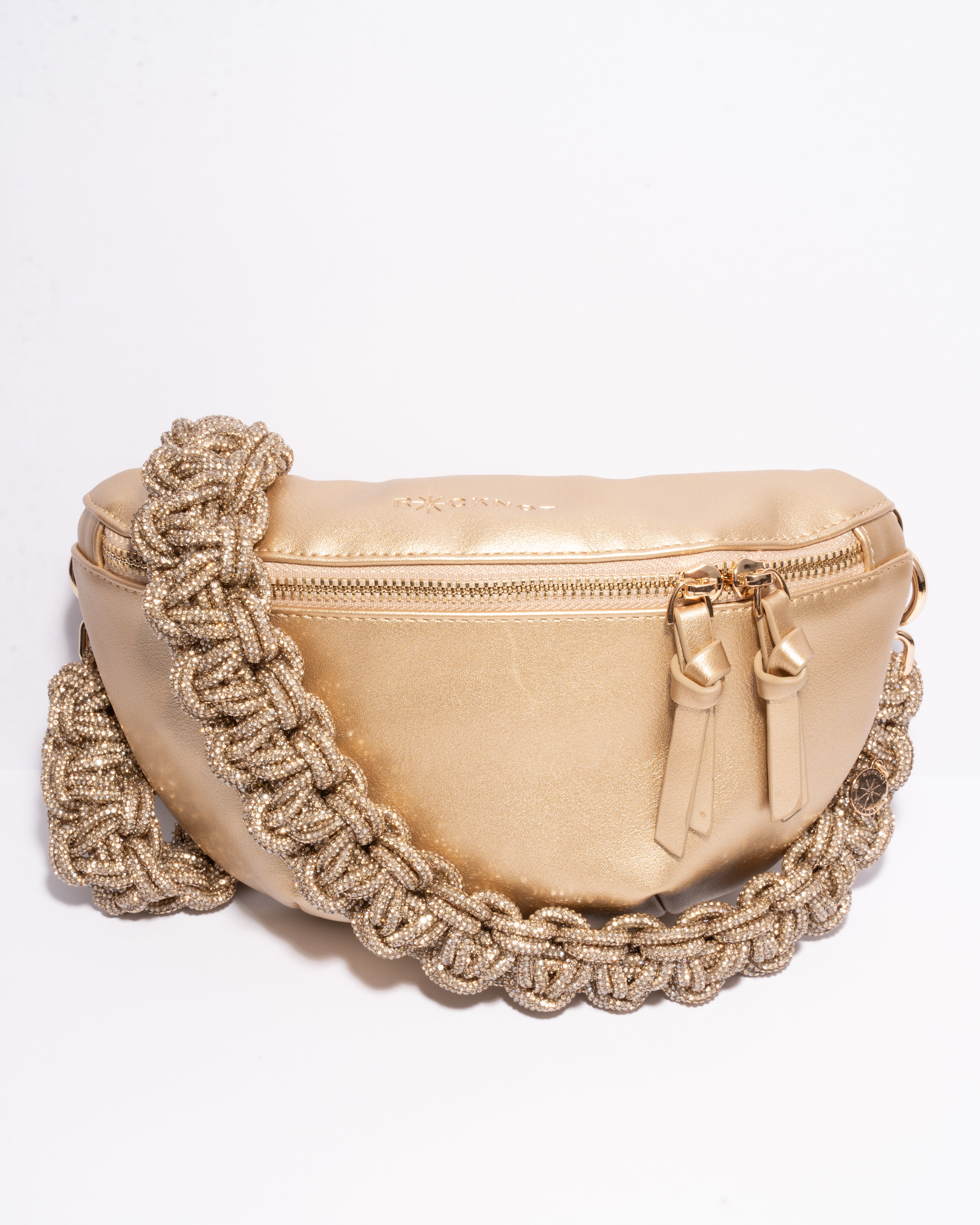 GOLD BELT BAG + TWIN - Champagne Bubbles