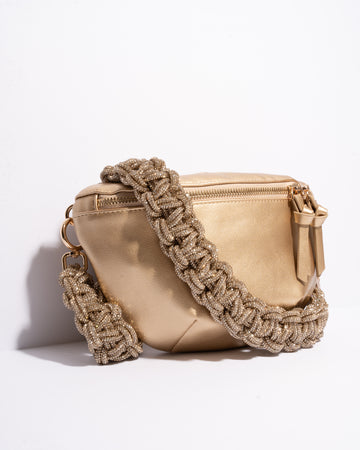 GOLD BELT BAG + TWIN - Champagne Bubbles