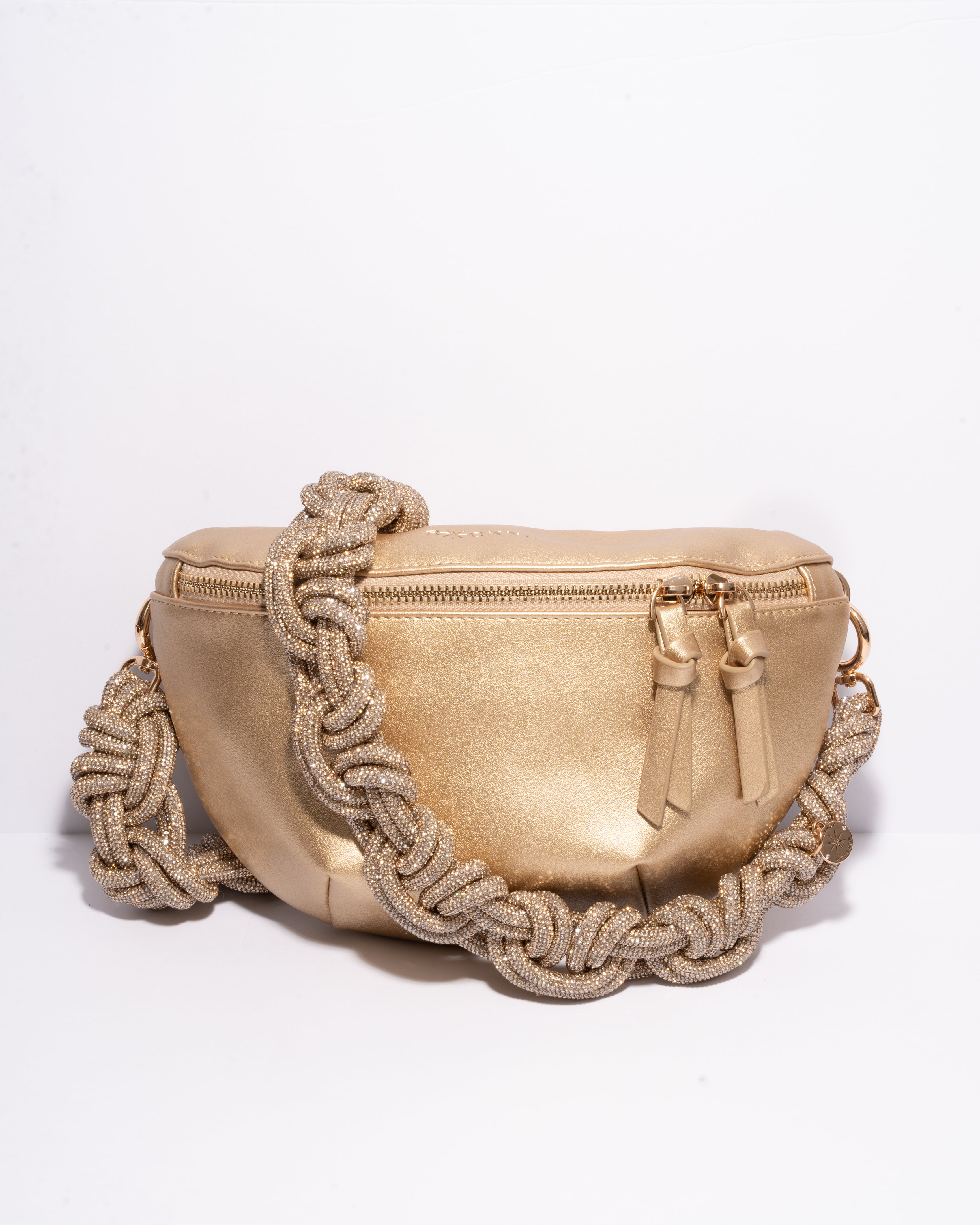 GOLD BELT BAG + MAGNUM CROWN- Champagne Bubbles