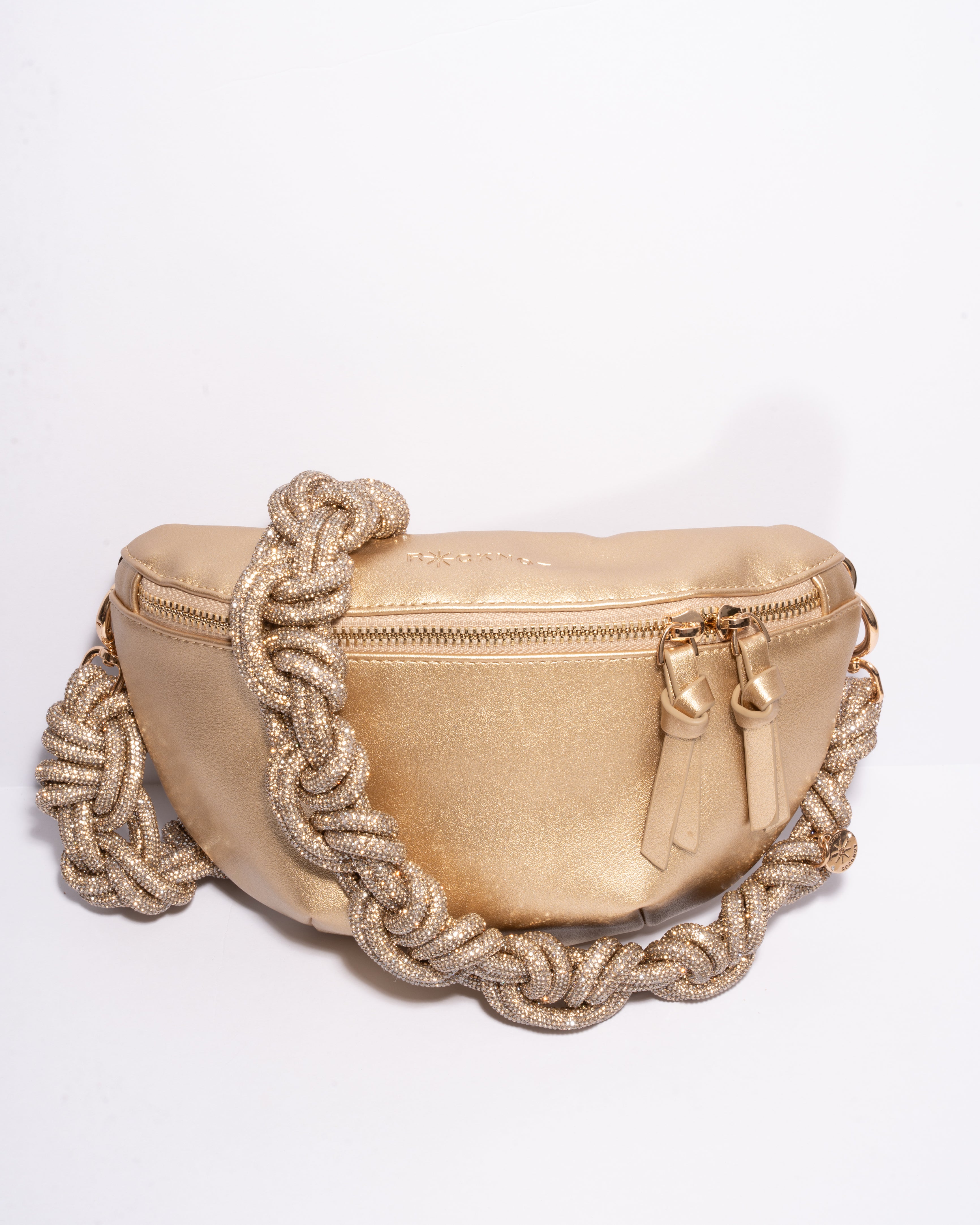GOLD BELT BAG + MAGNUM CROWN- Champagne Bubbles