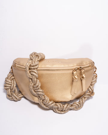 GOLD BELT BAG + MAGNUM CROWN- Champagne Bubbles