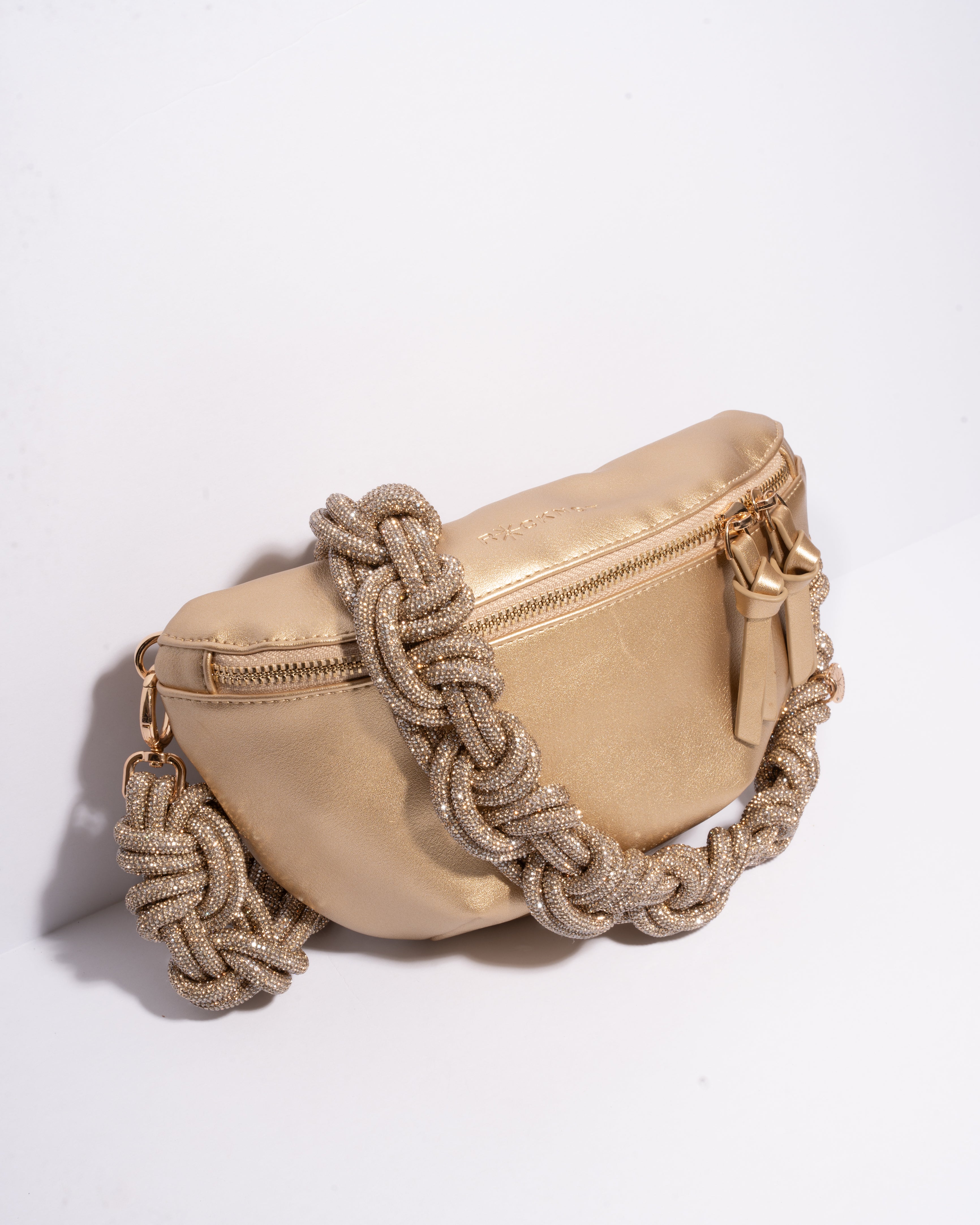 GOLD BELT BAG + MAGNUM CROWN- Champagne Bubbles