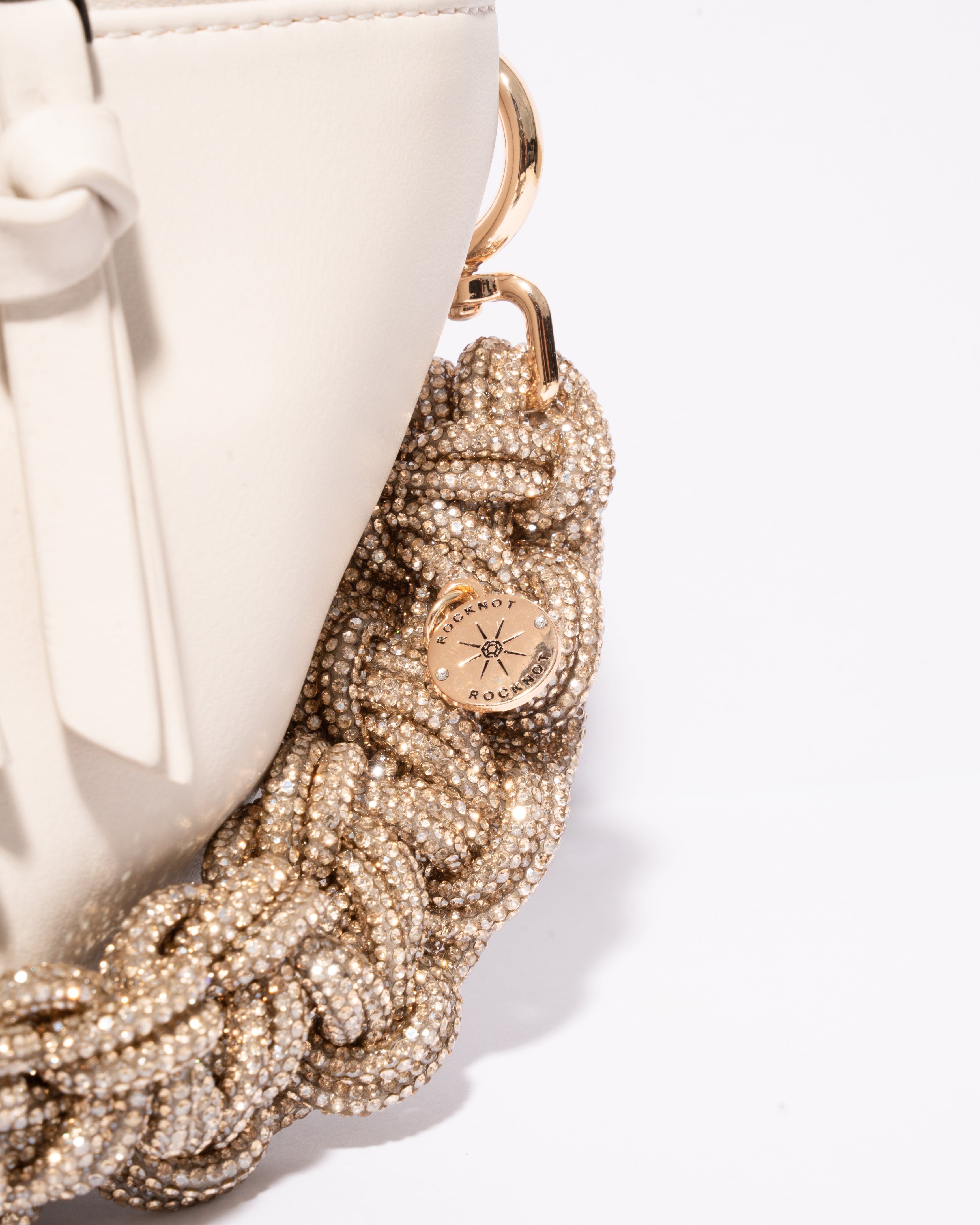 WHITE BELT BAG + TWIN - Champagne Bubbles