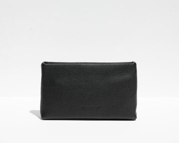 Lyla Leather Pouch - Black