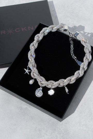 OREA Charm Necklace - Silver