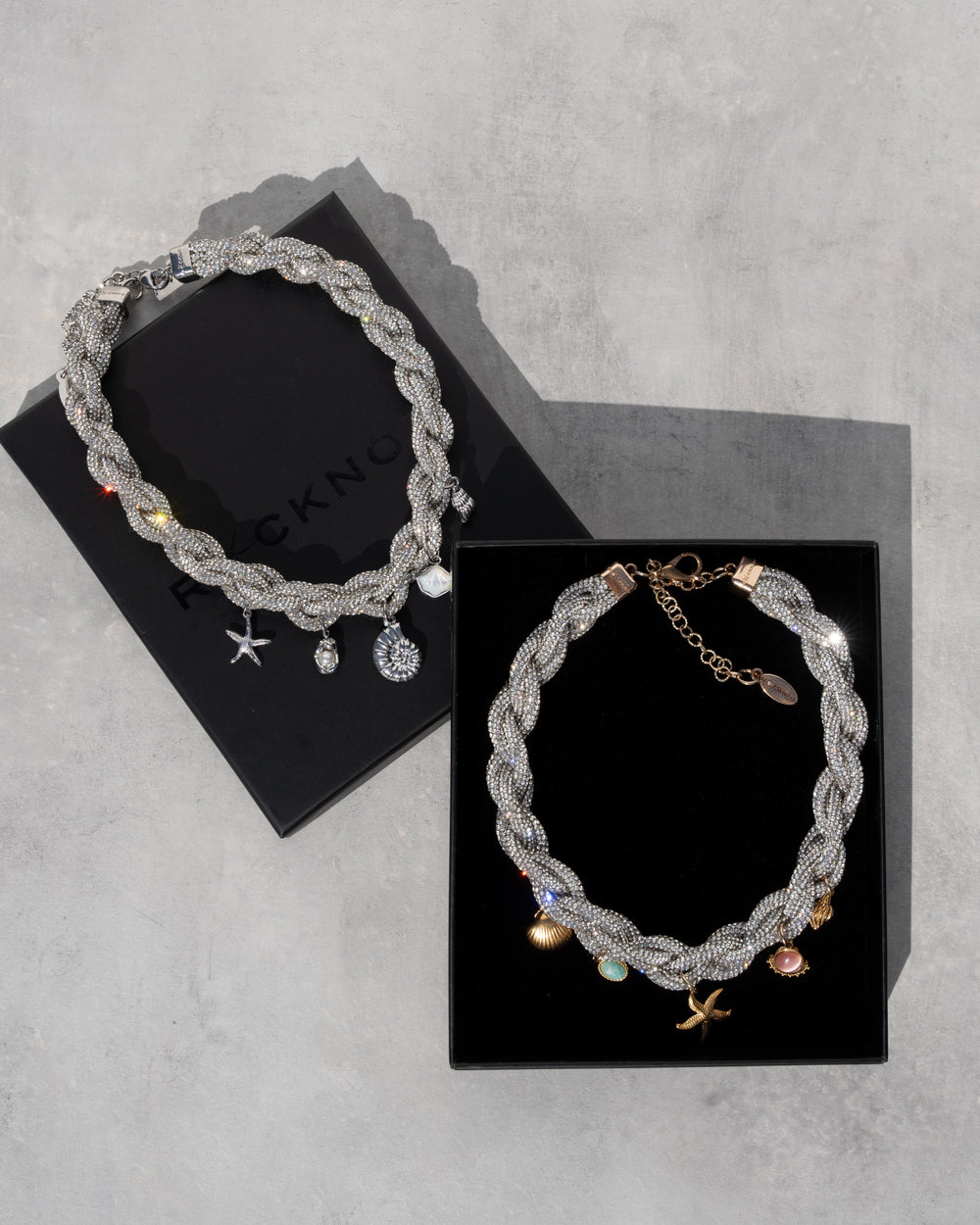OREA Charm Necklace - Silver