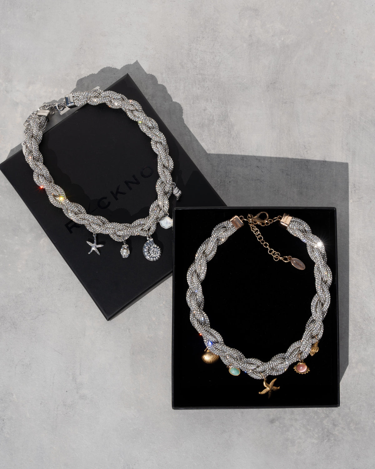 OREA Charm Necklace - Silver
