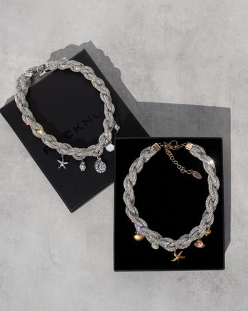 OREA Charm Necklace - Silver
