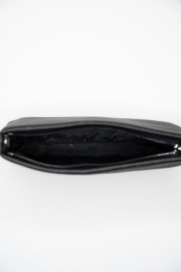 Lyla Leather Pouch - Black