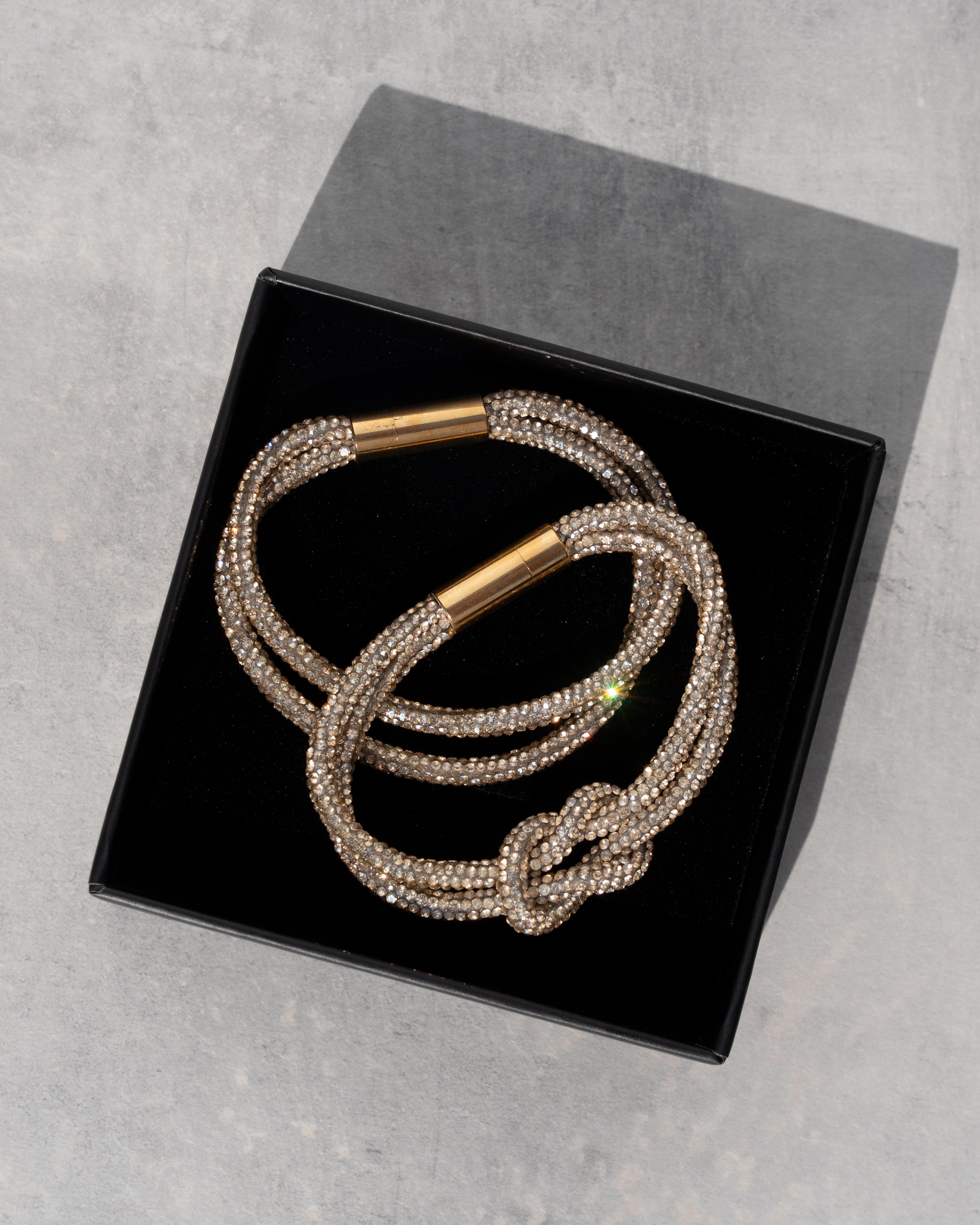 Knot Bracelet Set - Champagne Bubbles