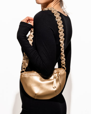 GOLD BELT BAG + TWIN - Champagne Bubbles