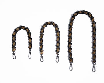 LINK STRAP / NECKLACE - Magnum Gunmetal / Antique Gold