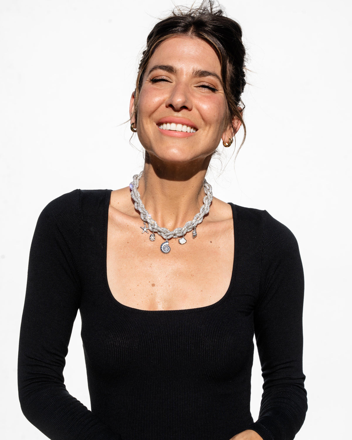 OREA Charm Necklace - Silver