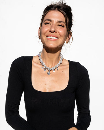 OREA Charm Necklace - Silver