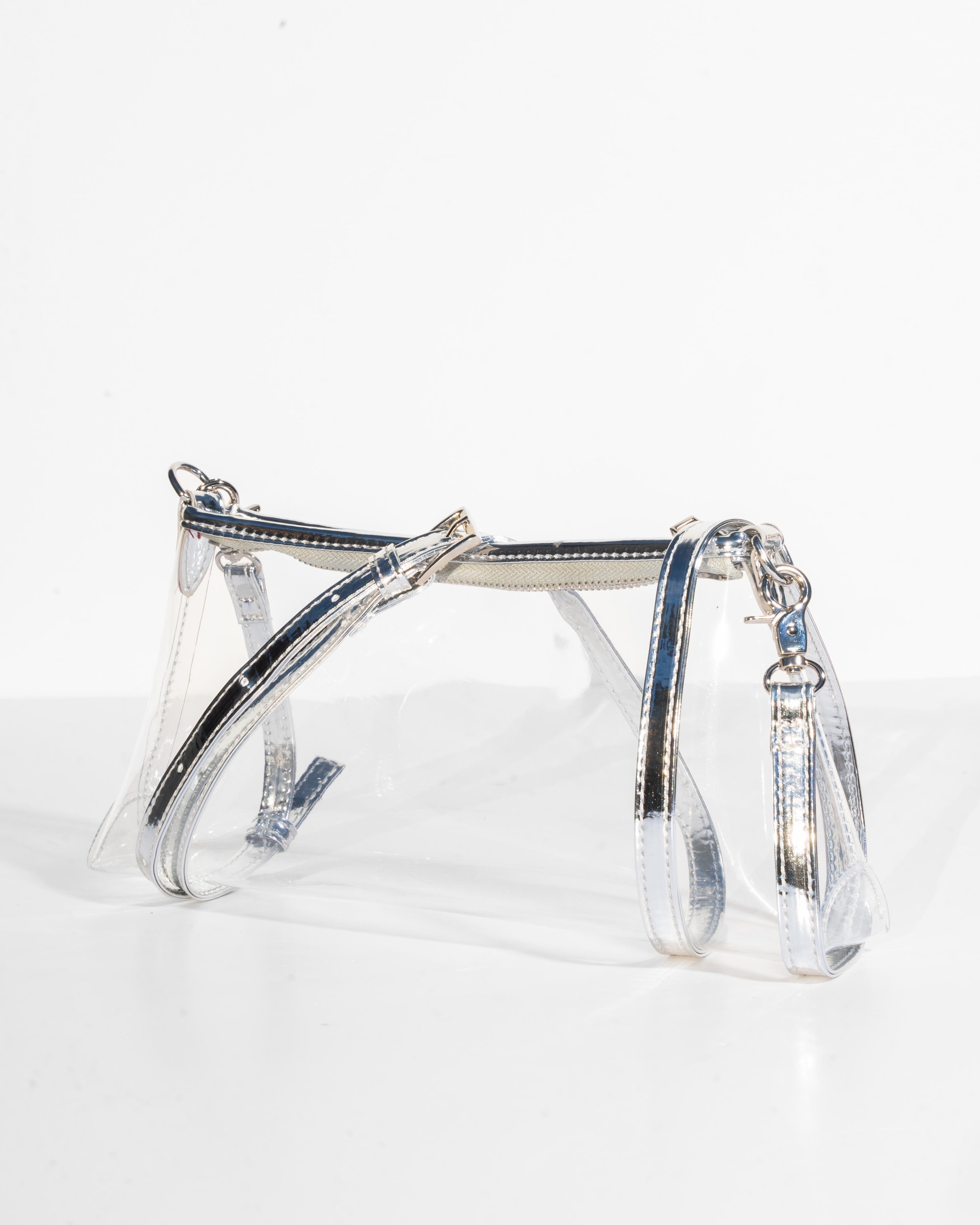 DUO Bag- Clear / Chrome