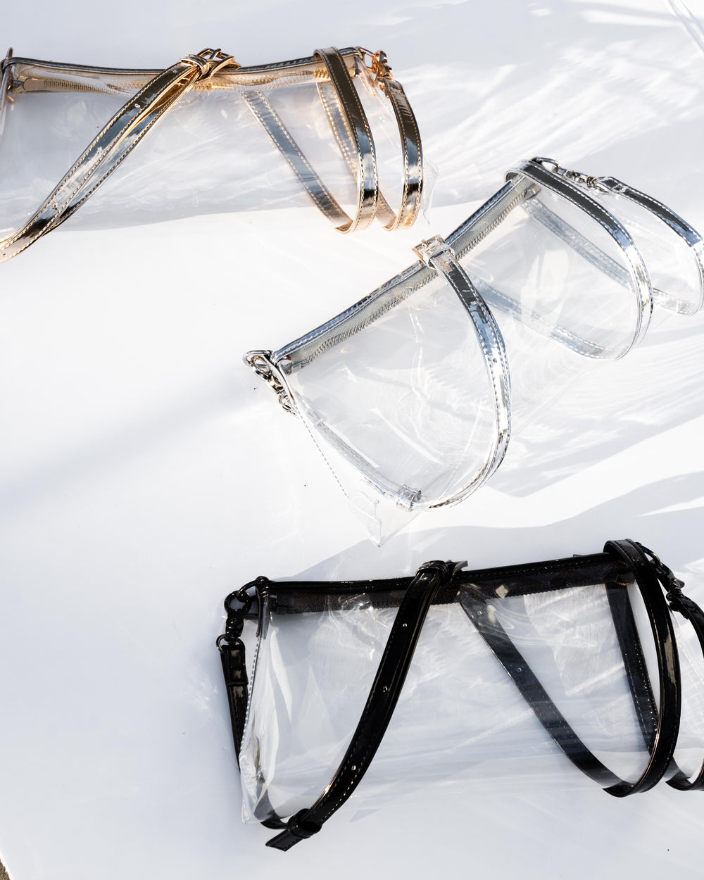 DUO Bag- Clear / Chrome