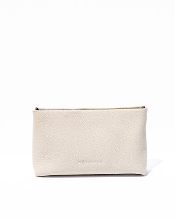 LYLA Leather Pouch - Off White