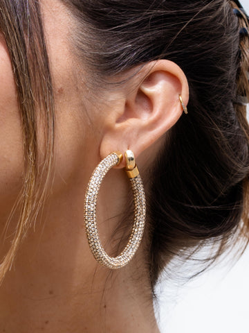 Magnum Hoops - Champagne Bubbles