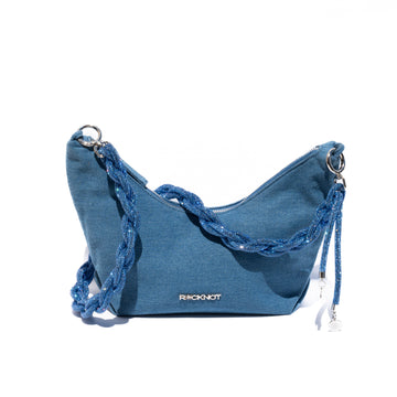 HEZI BAG + CHAIN STRAP - Denim Diamond