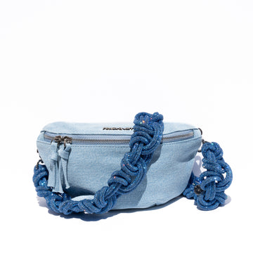 DENIM BELT BAG + MAGNUM CROWN - Denim Diamond
