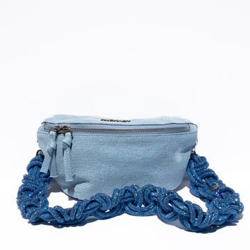 DENIM BELT BAG + MAGNUM CROWN - Denim Diamond