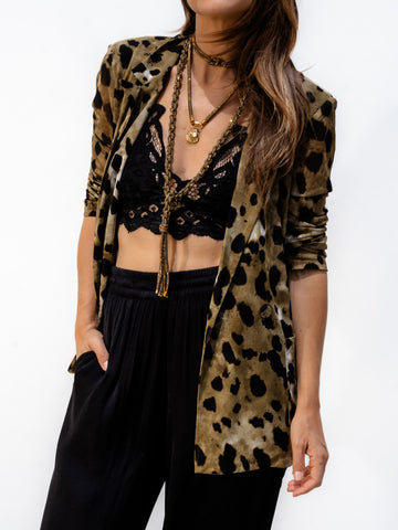 ZOE Tassel Necklace - Antique Gold
