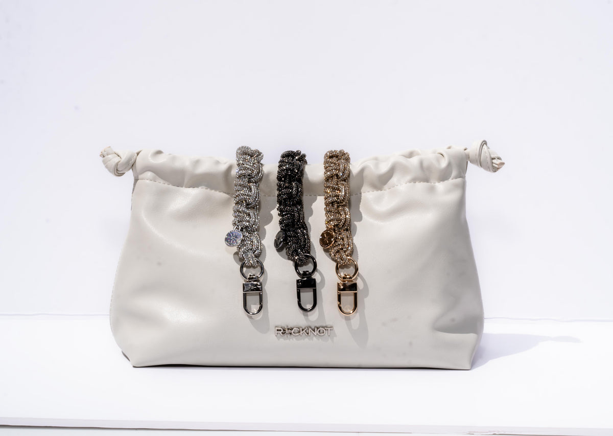 PETITE CROWN Wristlet / Necklace - Champagne Bubbles