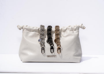 PETITE CROWN Wristlet / Necklace - Gunmetal