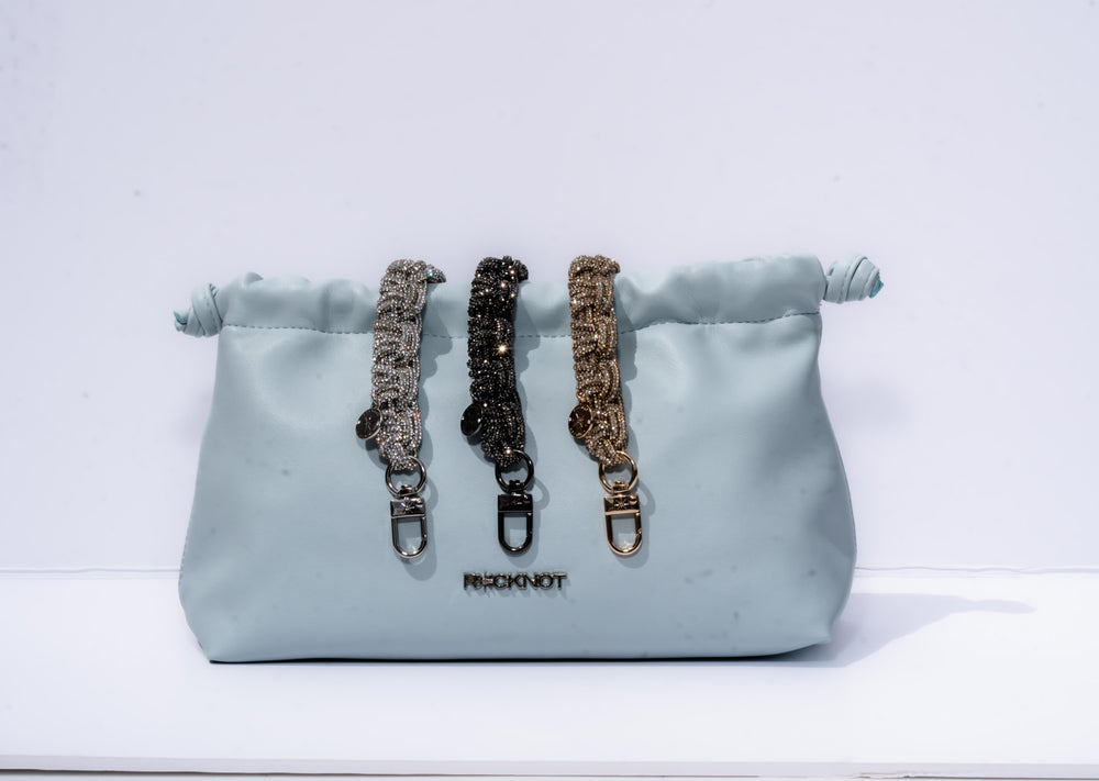 PETITE CROWN Wristlet / Necklace - Gunmetal