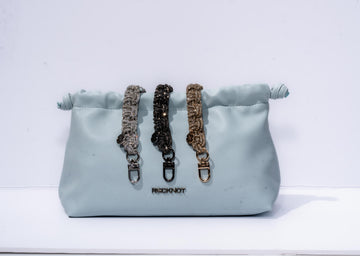 PETITE CROWN Wristlet / Necklace - Gunmetal