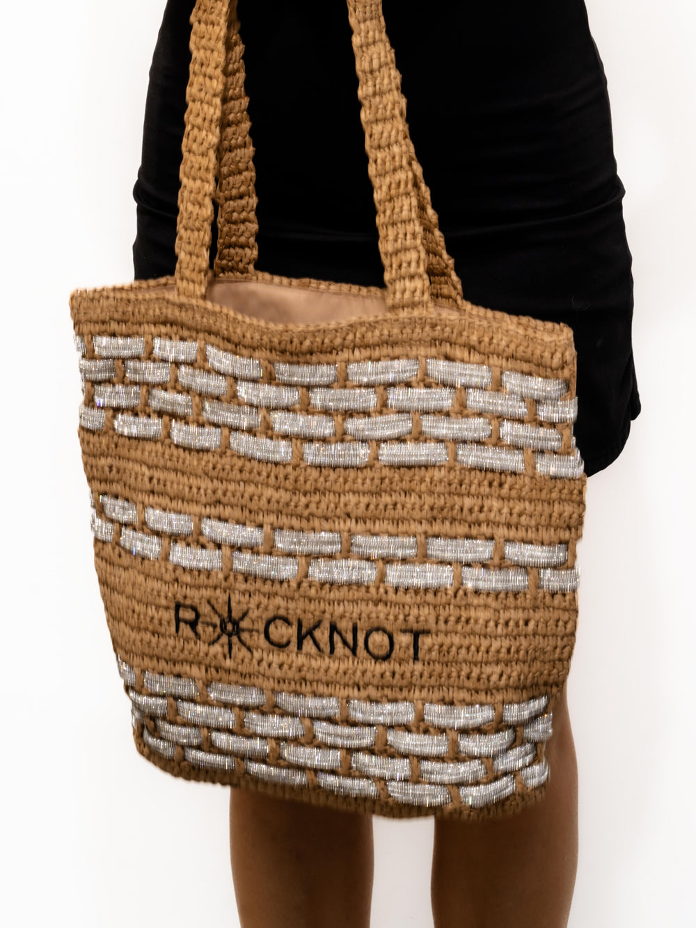 Zuma Straw Tote - Tan
