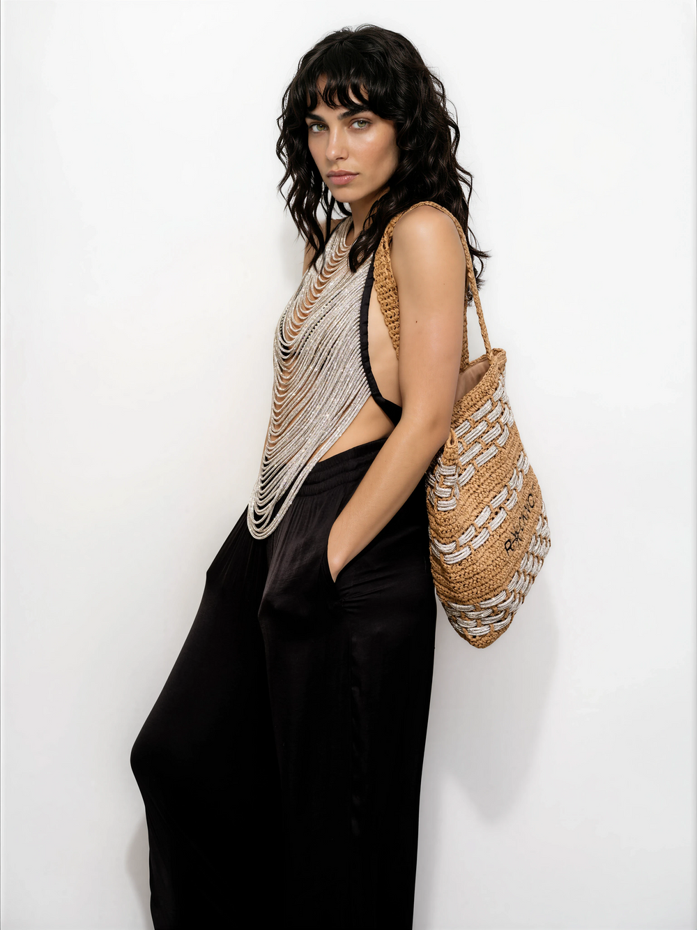 Zuma Straw Tote - Tan
