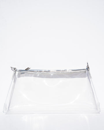 DUO Bag- Clear / Chrome