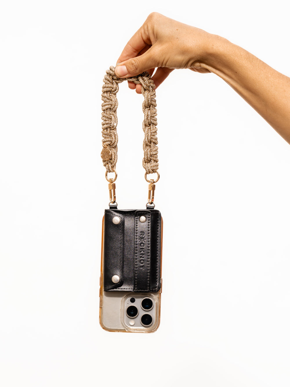 PETITE CROWN Wristlet / Necklace - Champagne Bubbles