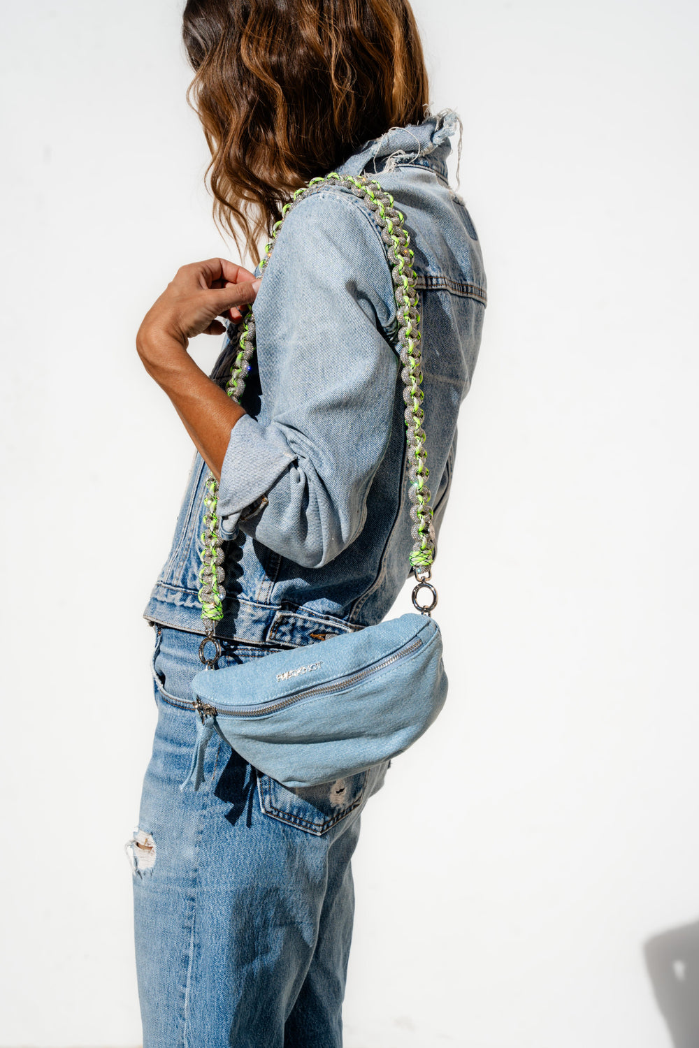 EDGE STRAP - Crystal / Neon