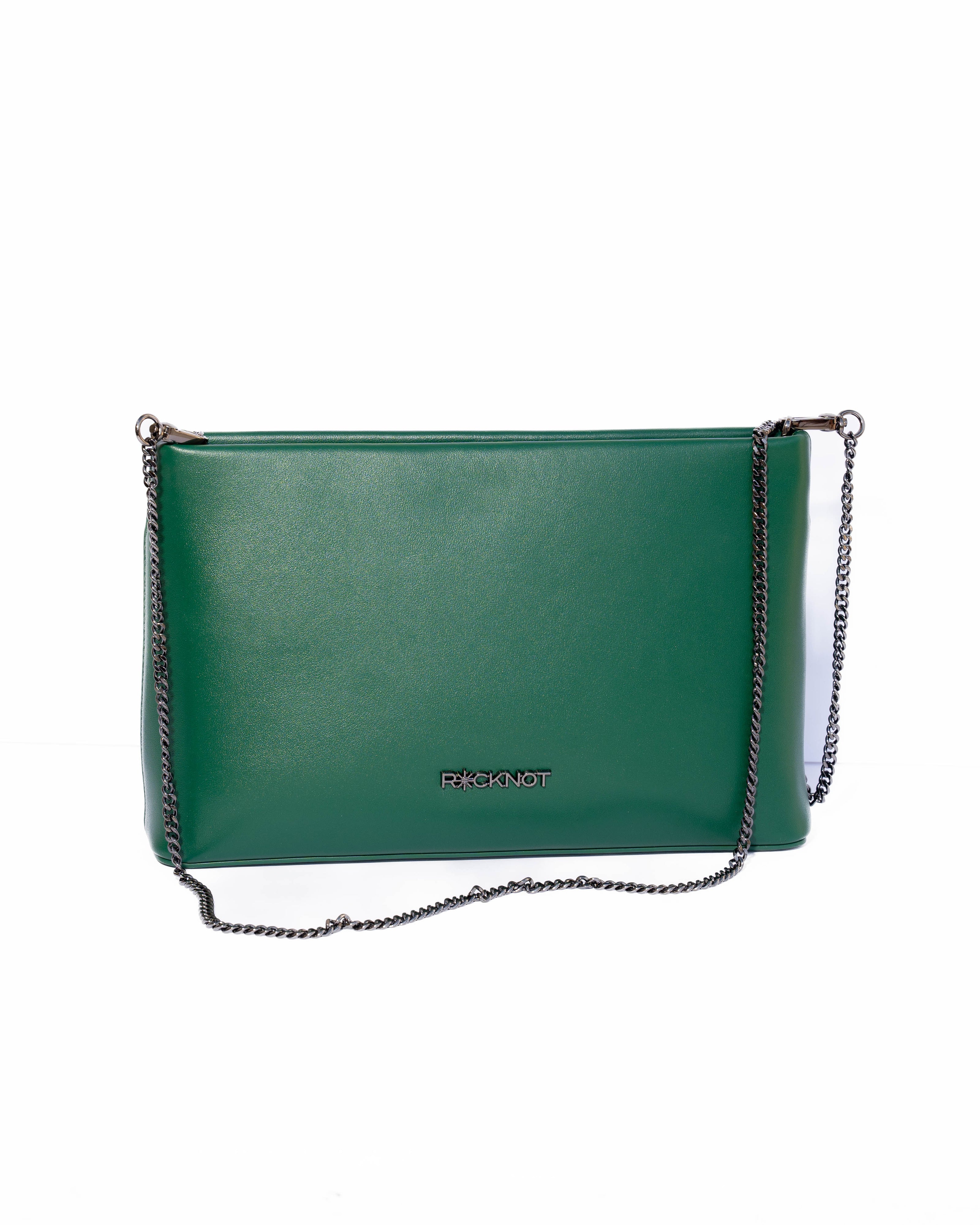 EVY Leather Bag - Hunter Green