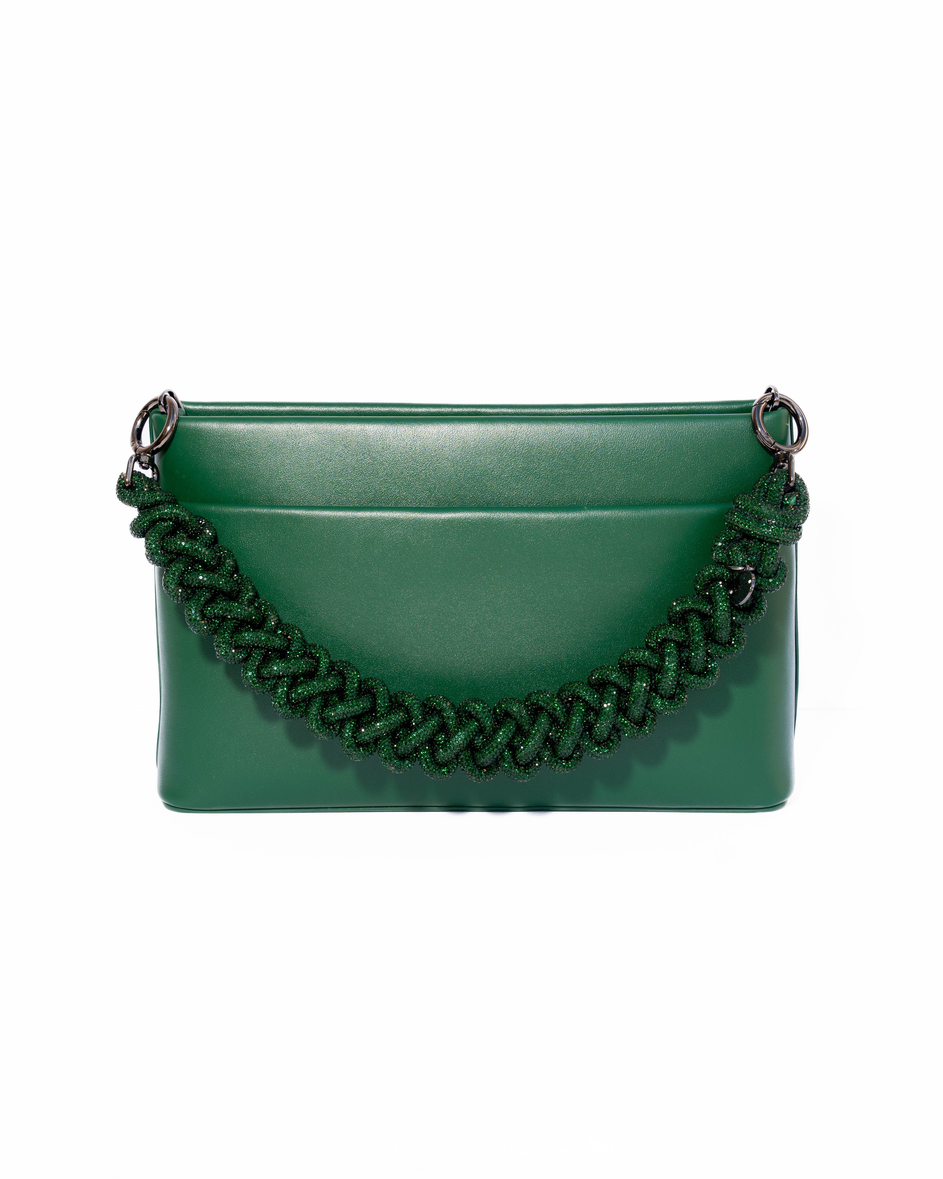 EVY Leather Bag - Hunter Green