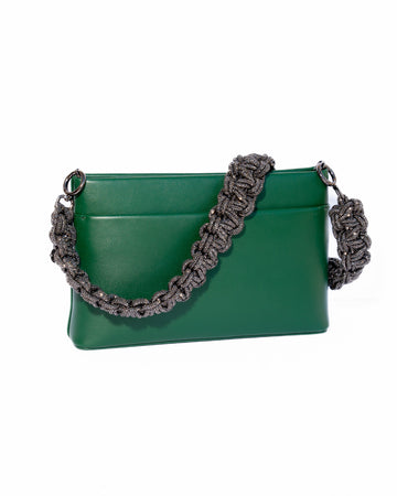 EVY Leather Bag - Hunter Green