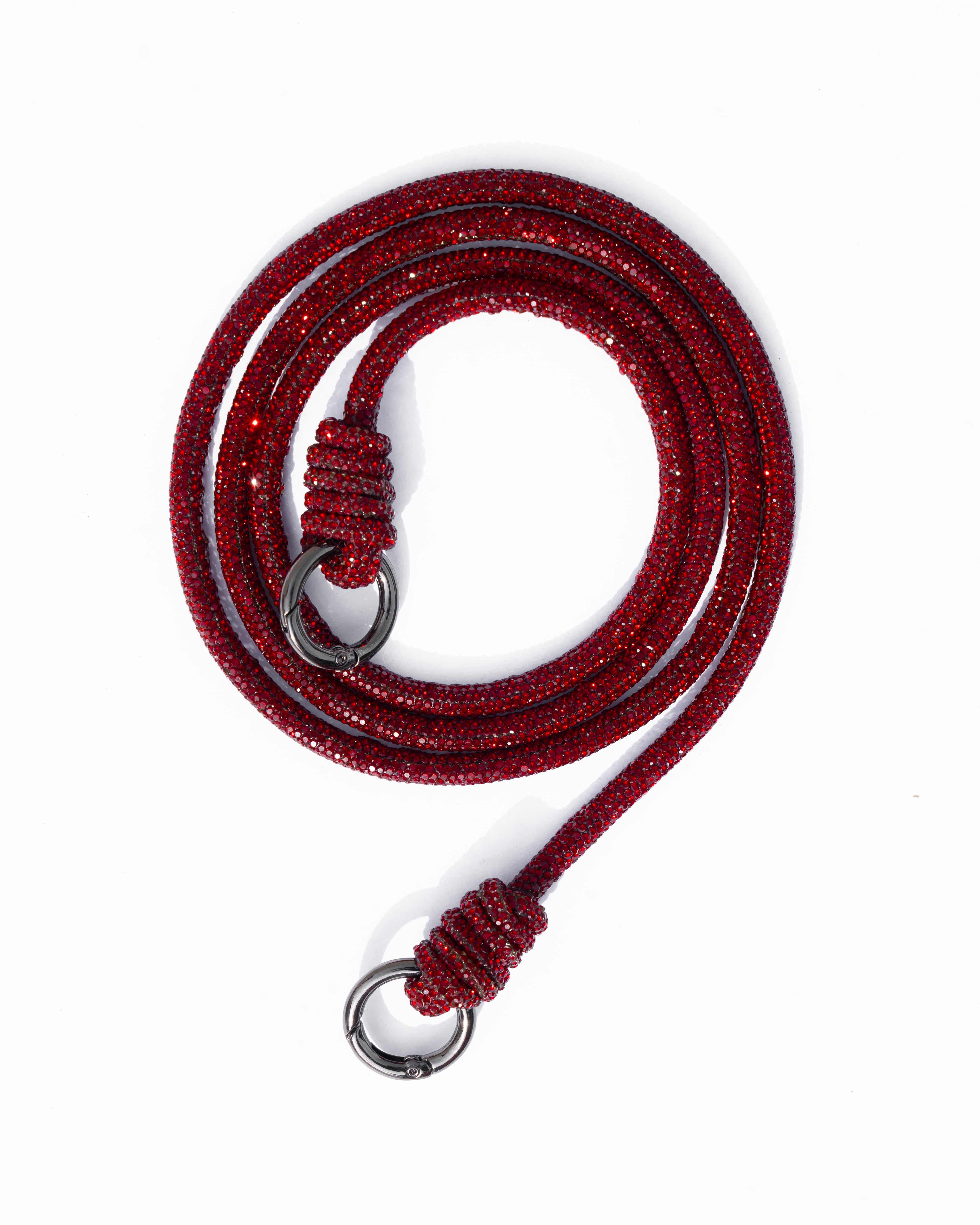SPIRAL STRAP - Ruby Red