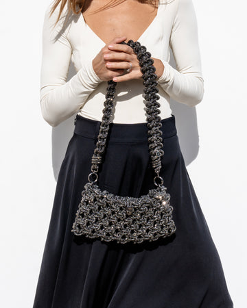 Eden 2-in-1 Clutch - Gunmetal
