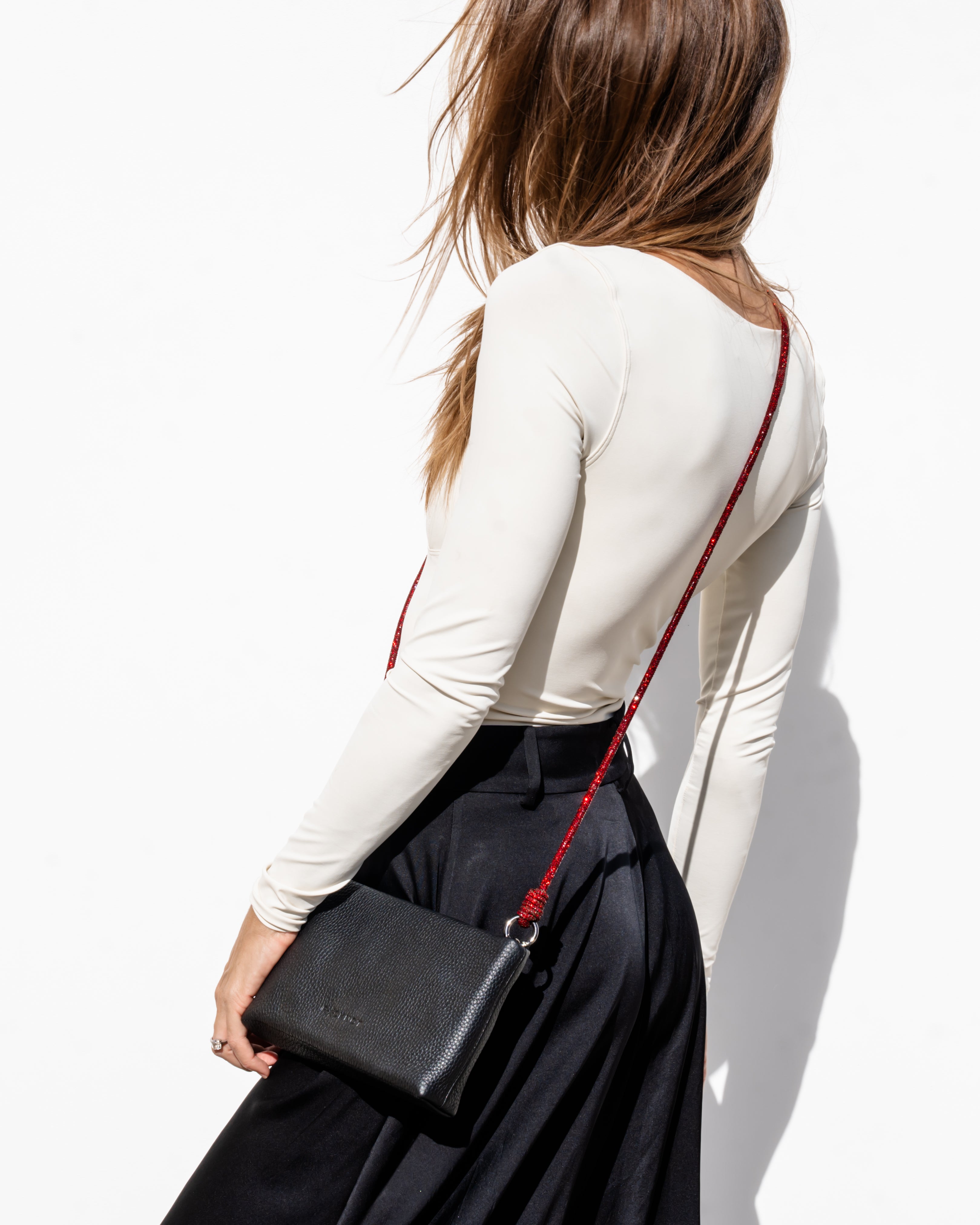 SPIRAL STRAP - Ruby Red
