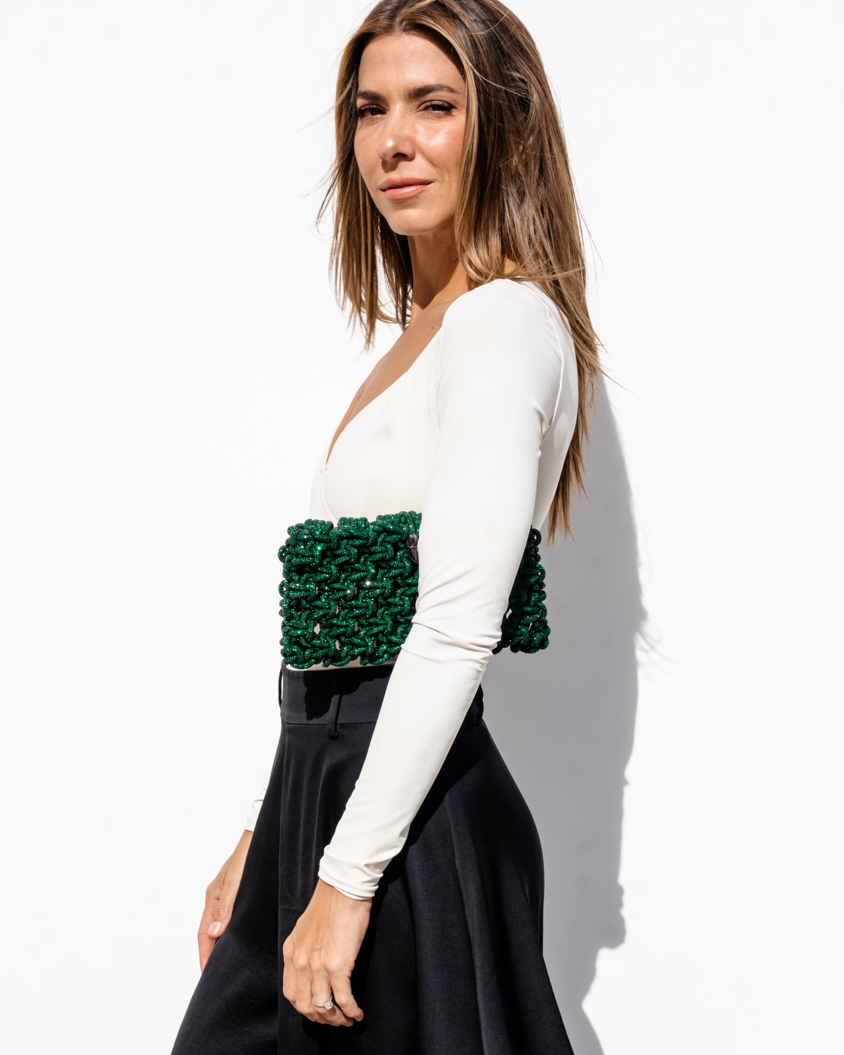 Eden 2-in-1 Clutch - Emerald