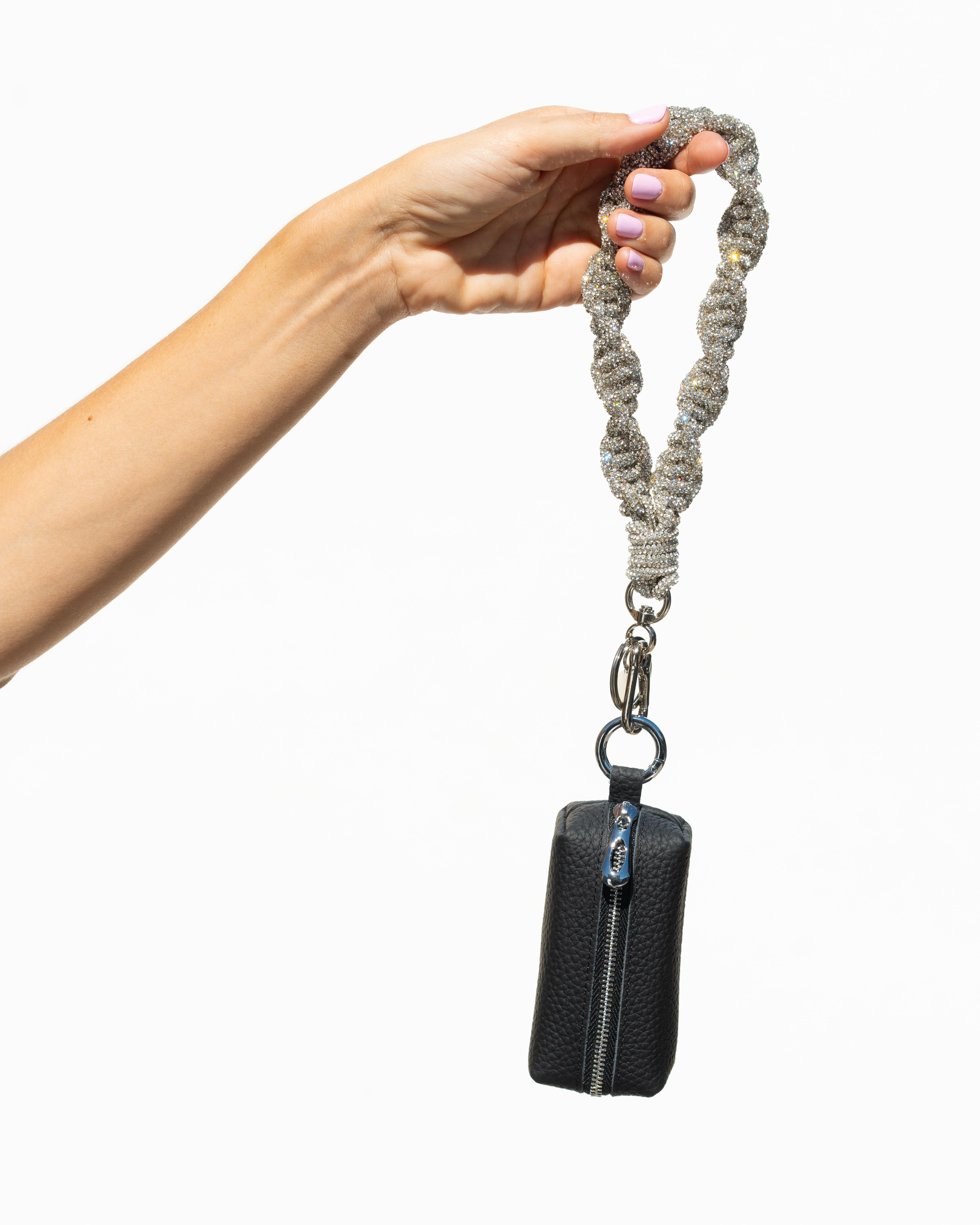 Romi TWIST Wristlet + Pebble Coin Purse - Crystal