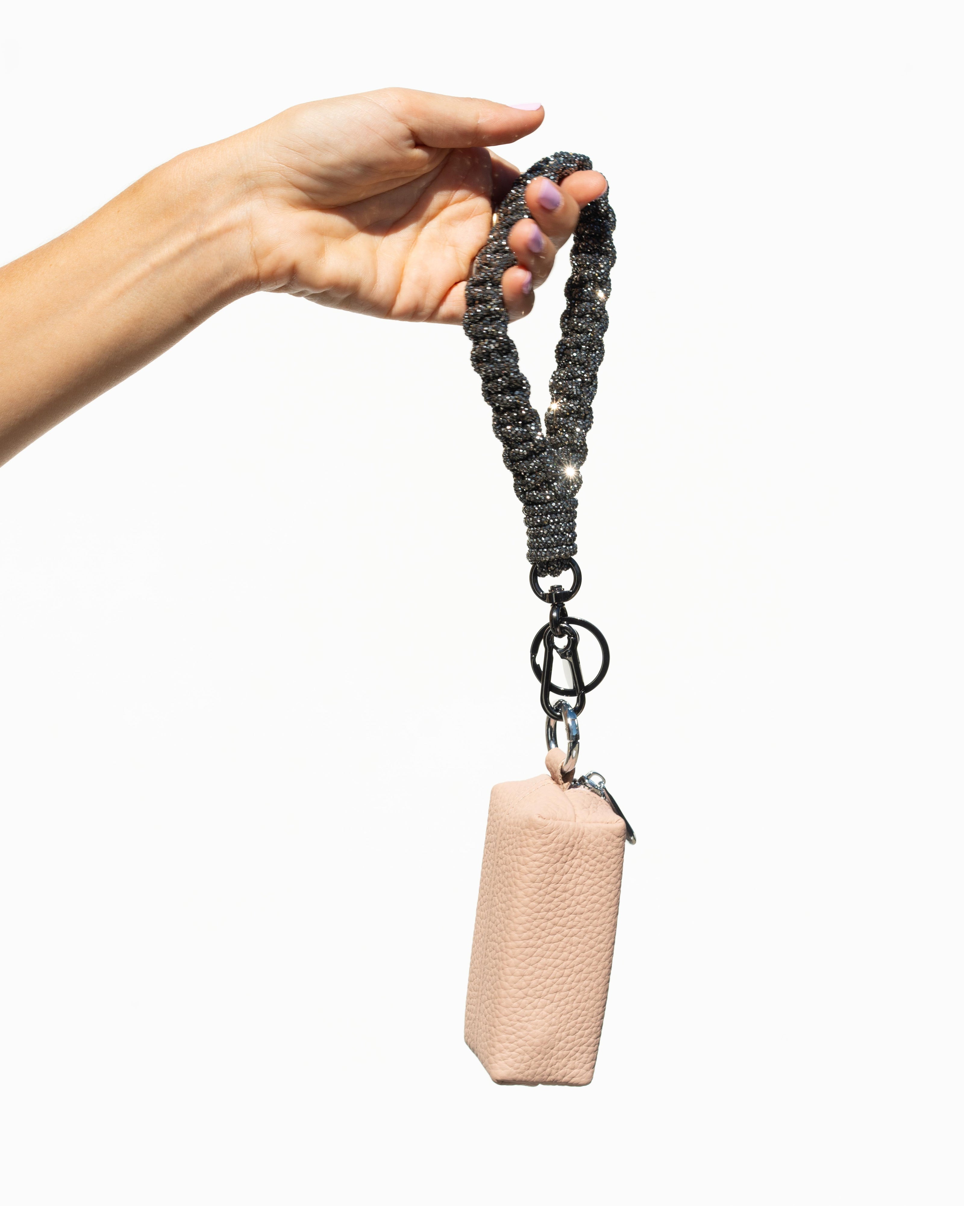 Romi CLASSIC Wristlet + Pebble Coin Purse - Gunmetal