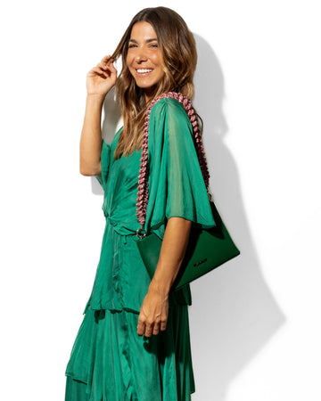 EVY Leather Bag - Hunter Green