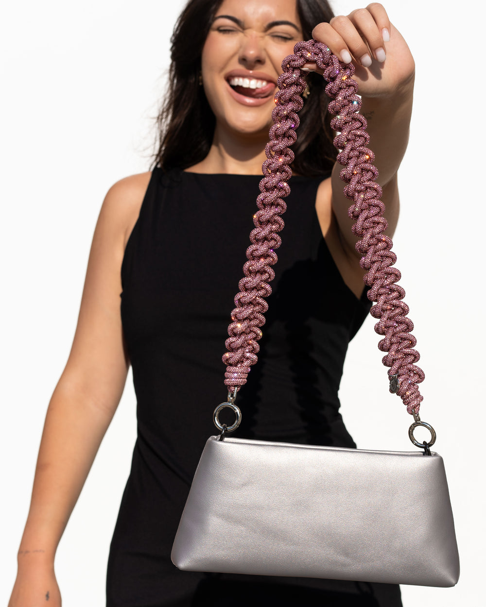 DUO Bag - Metallic Silver